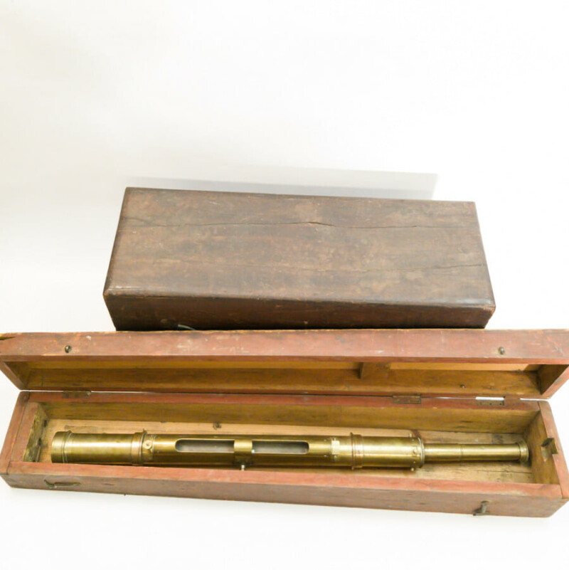 Troughton & Simms London Brass Surveying Level in Timber Box #55729