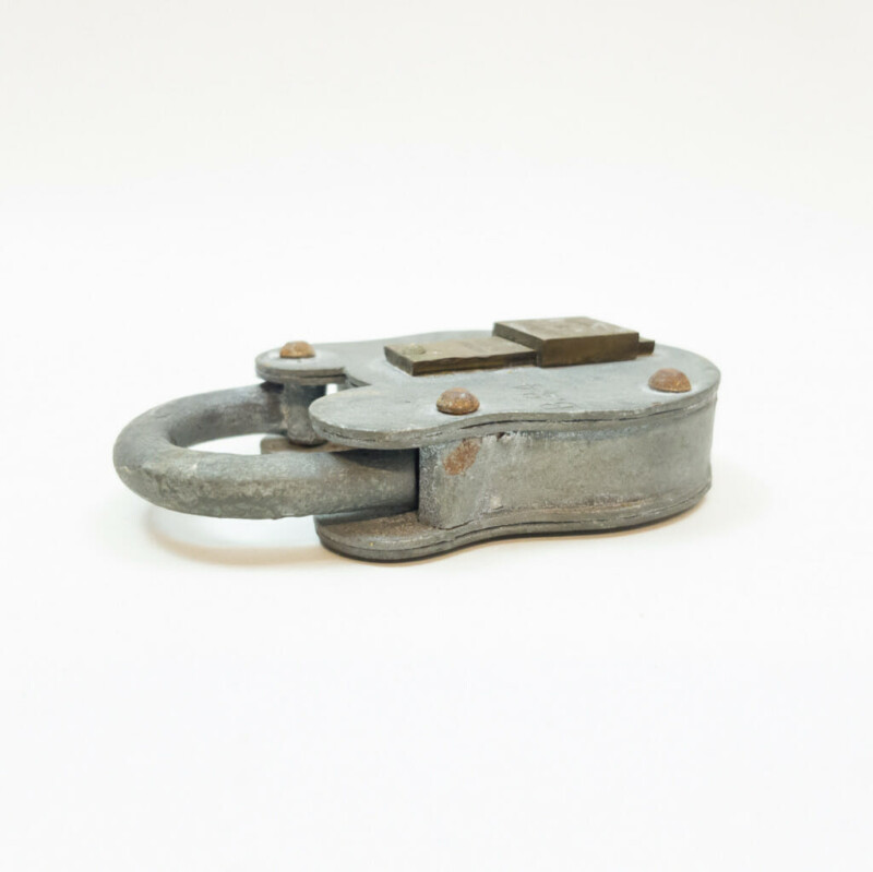 Vintage Secure 4 Lever Metal Lock B24 Padlock #56141