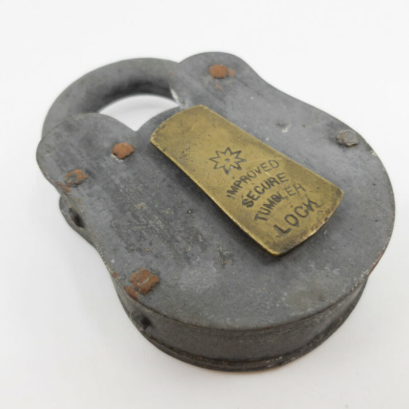 Vintage Improved Secure Tumbler Lock Padlock #56142