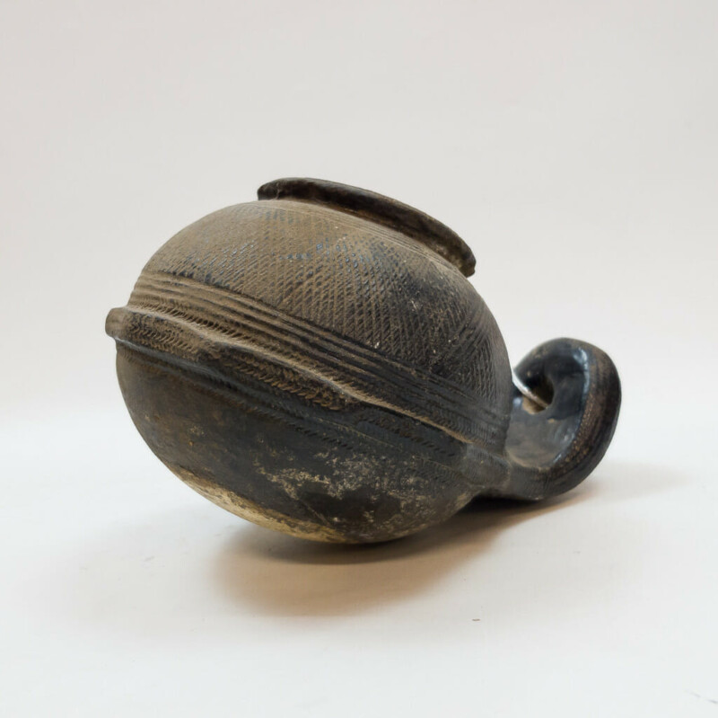 West African Terracotta Oil Lamp Artifact #47007