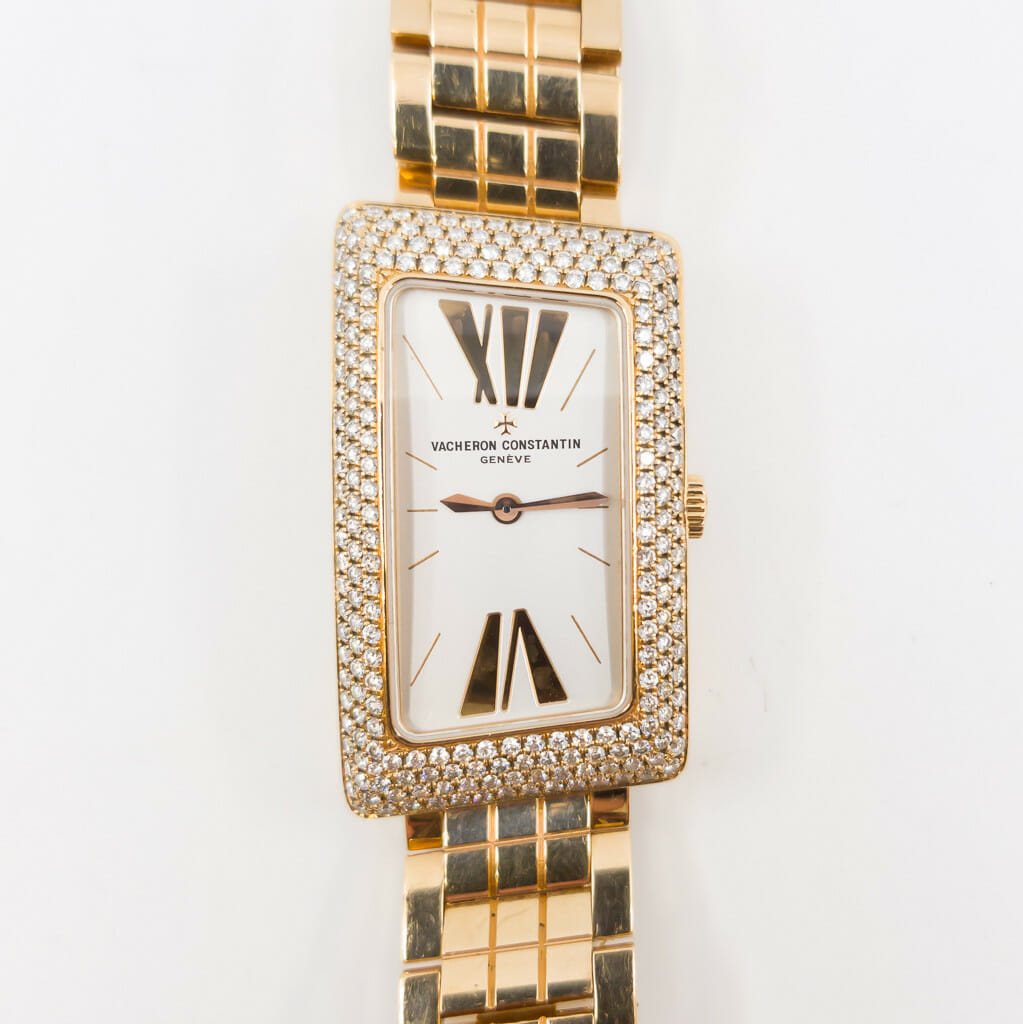 Vacheron Constantin 1972 Cambree 18ct Pink Gold & Diamond Bezel Ladies Watch 25515 #47053