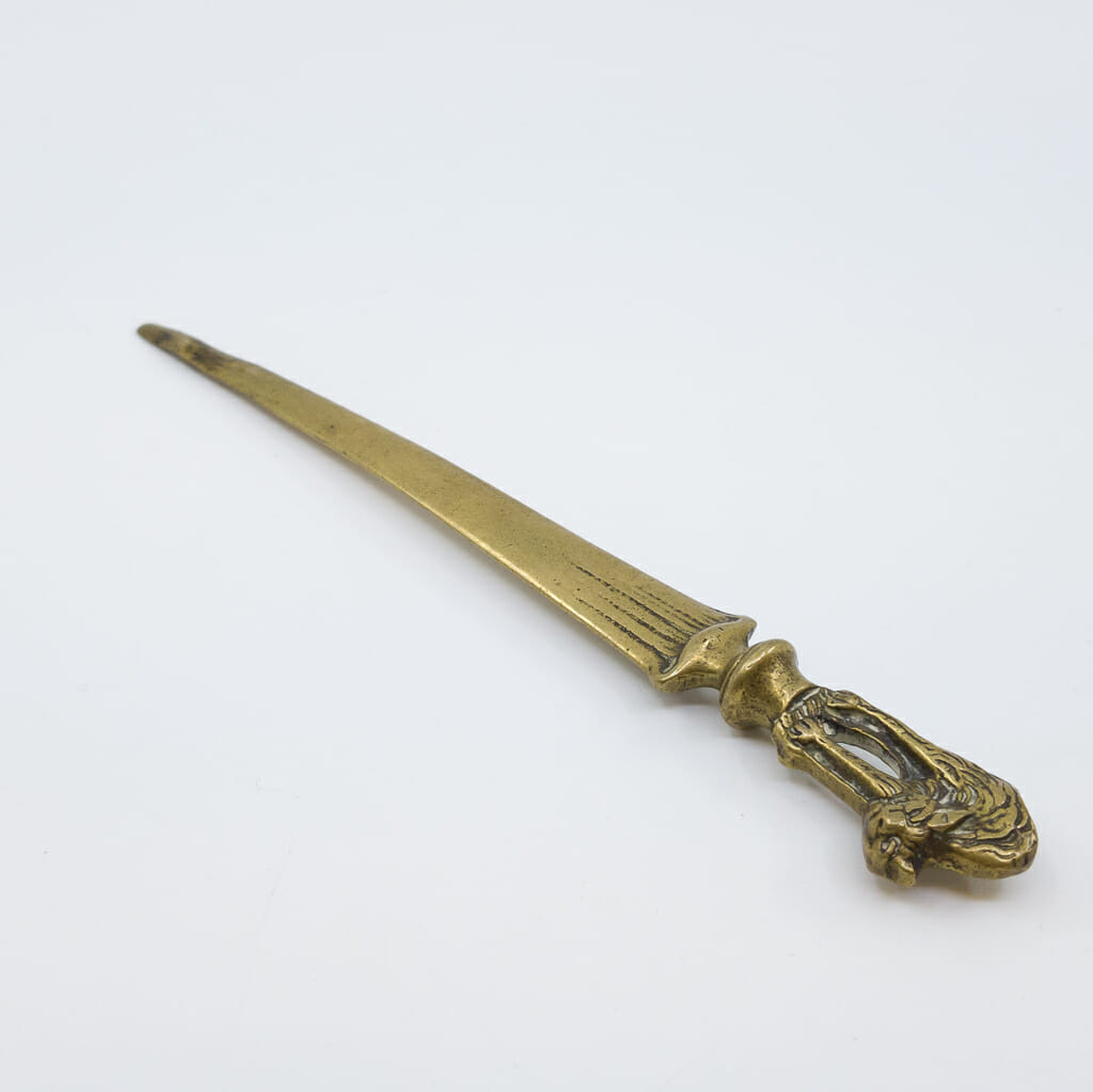 Brass Letter Opener with Cat #34118 Brass Letter Opener with Cat #34118 - Image 10