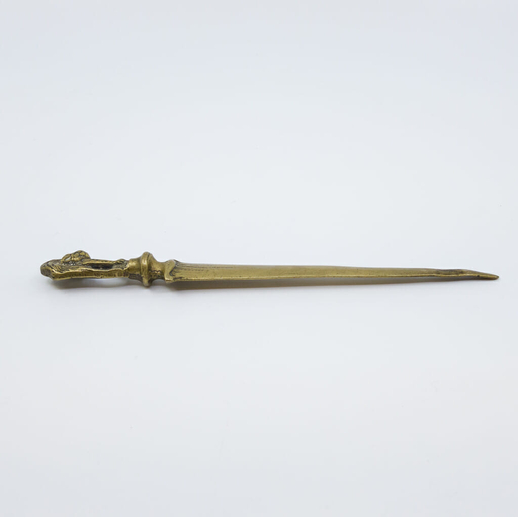 Brass Letter Opener with Cat #34118 Brass Letter Opener with Cat #34118 - Image 8