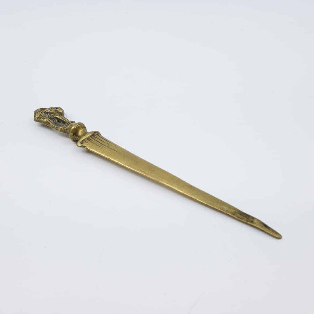 Brass Letter Opener with Cat #34118 Brass Letter Opener with Cat #34118 - Image 7