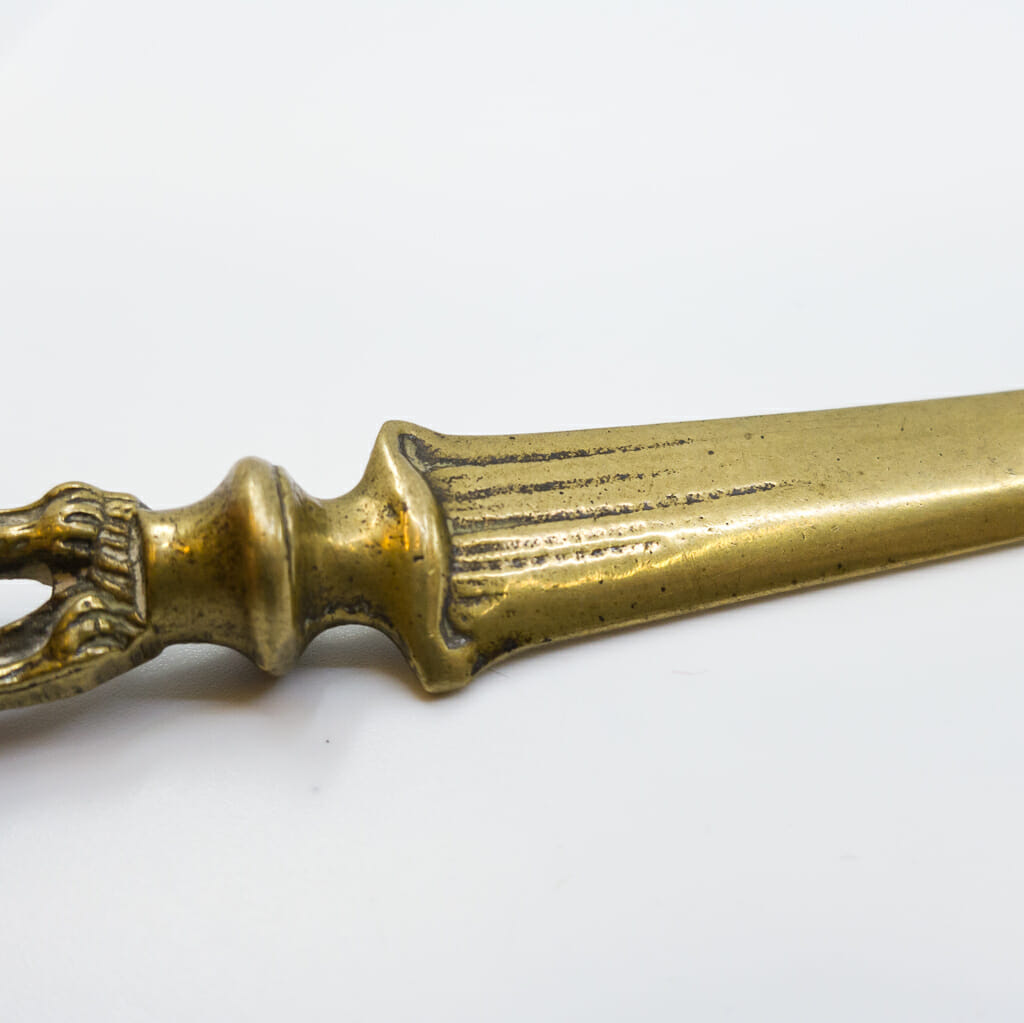 Brass Letter Opener with Cat #34118 Brass Letter Opener with Cat #34118 - Image 4