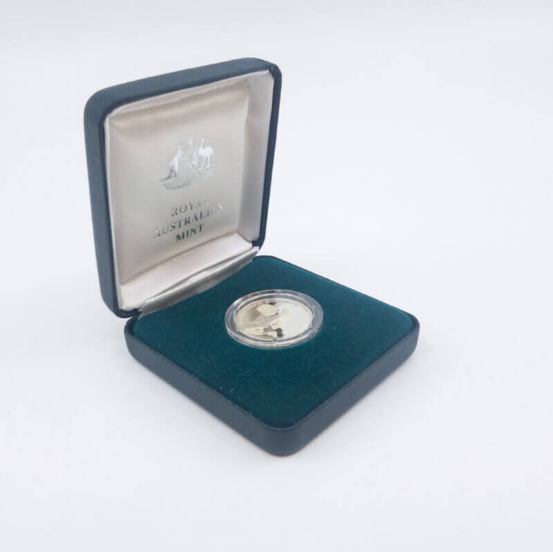 1997 $1 Fine Silver Proof Coin - Sir Charles Kingsford Smith COA #56938