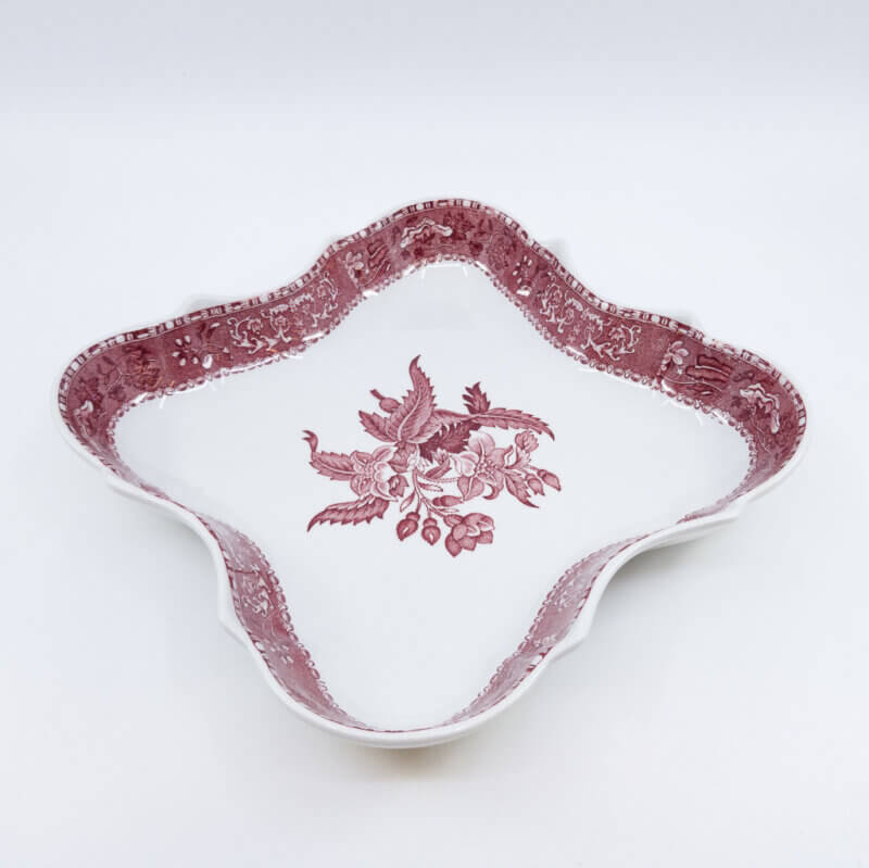 Spode Camilla Pink Square Serving Bowl #58254