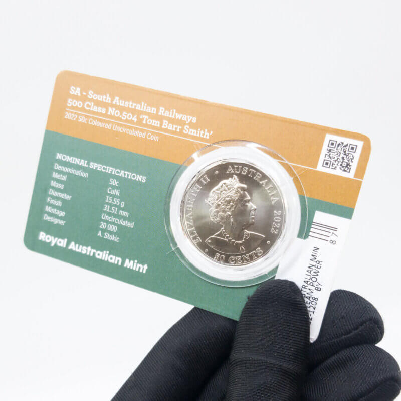 Royal Australian Mint W Class W945 Banksiadale Steam Power Coin #58477