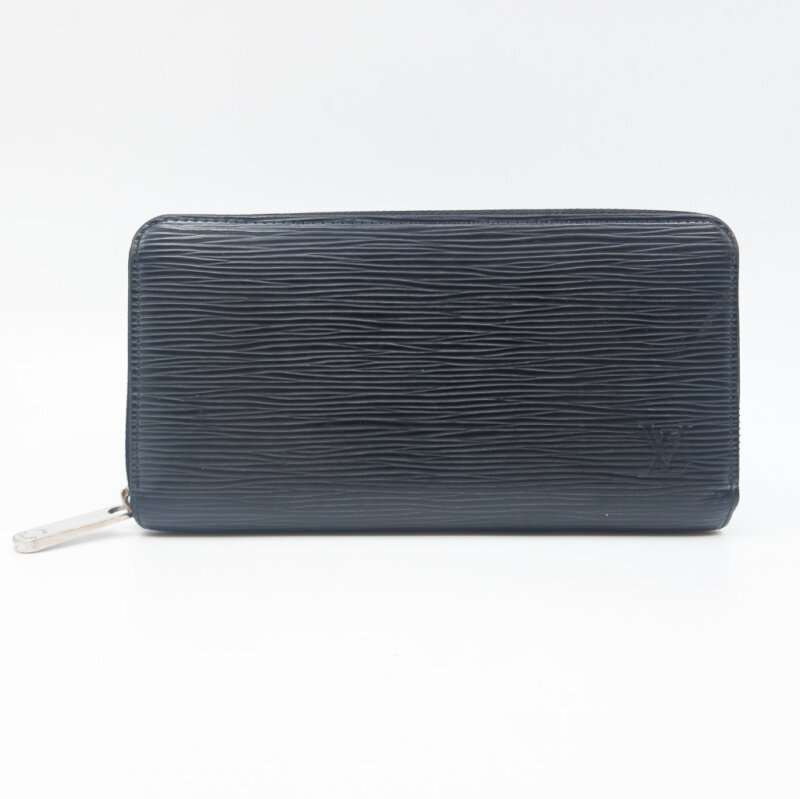 Louis Vuitton Zippy Wallet CA2156 C/2016 Epi Noir Leather + COA #58902