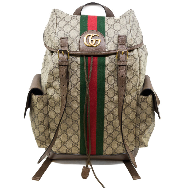 Gucci Ophidia GG Medium Backpack Bag 598140+ Receipt #59045