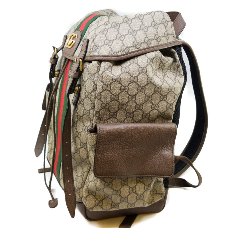 Gucci Ophidia GG Medium Backpack Bag 598140+ Receipt #59045