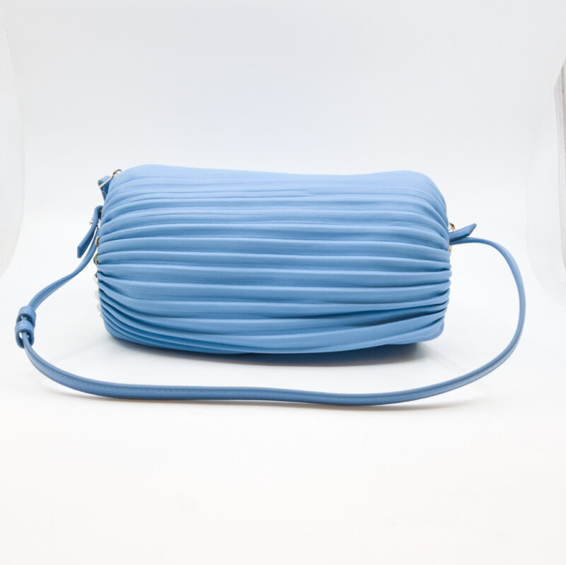 Loewe Bag Bracelet Pouch in Pleated Nappa with Solar Metal Panel RRP $2250+ #58714