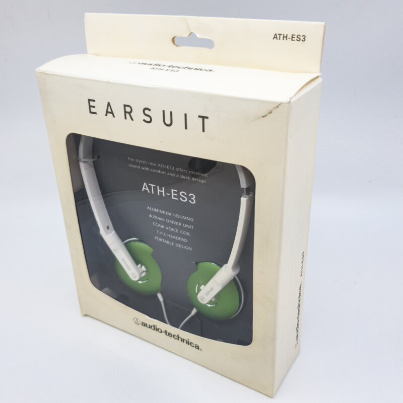 Audio Technica Wired Headphones ATH-ES3 Green #59524