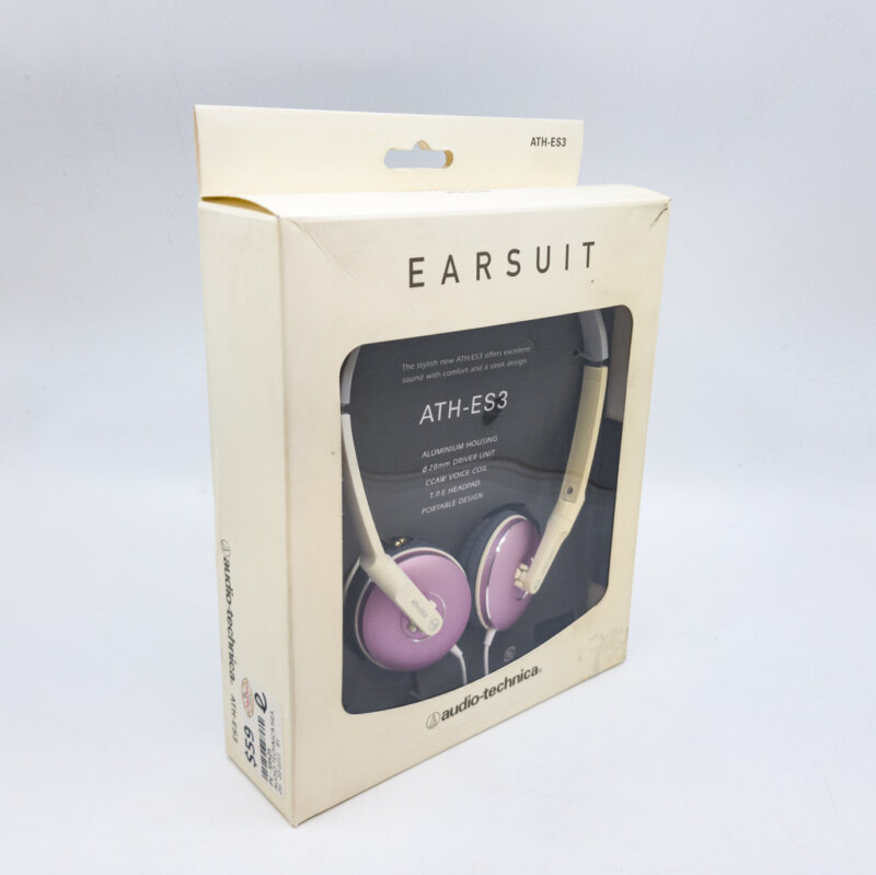 Audio Technica Wired Headphones ATH-ES3 Pink #59525