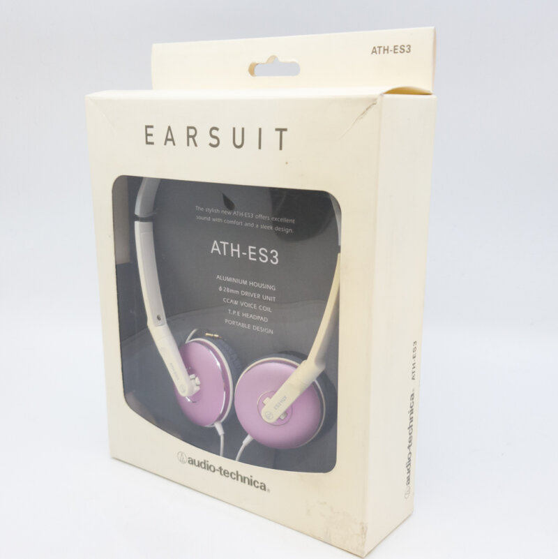 Audio Technica Wired Headphones ATH-ES3 Pink #59525