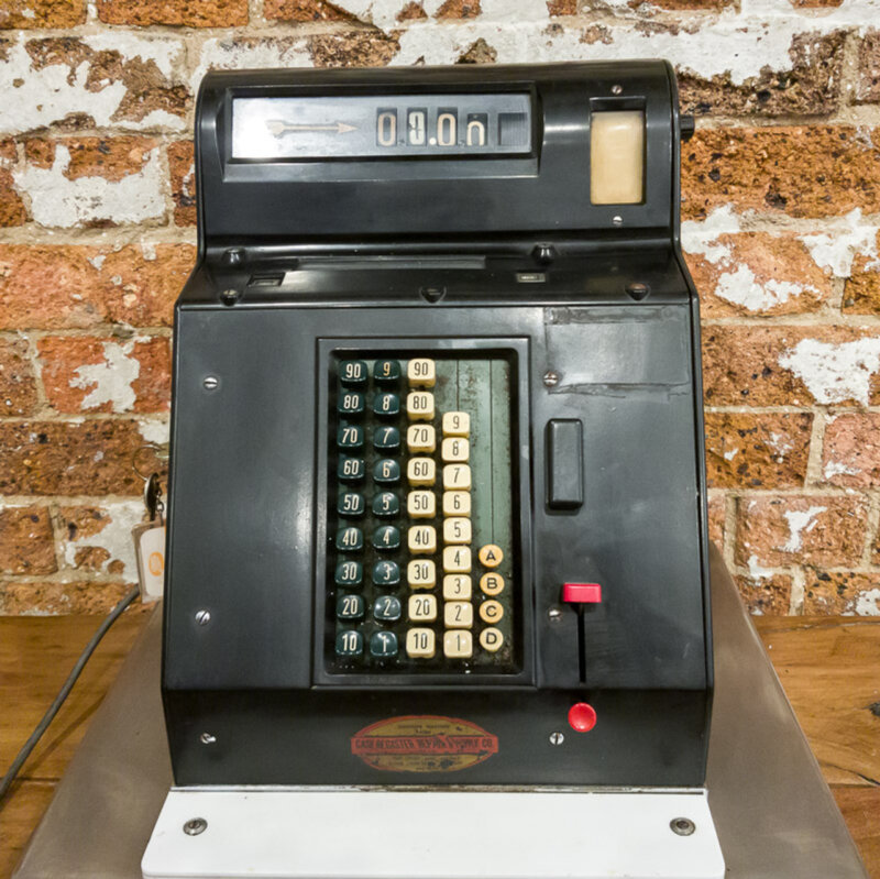 Vintage Retro Hugin Cash Register 14GB5 #59747