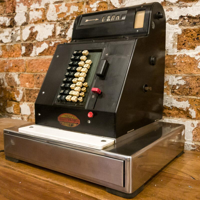 Vintage Retro Hugin Cash Register 14GB5 #59747