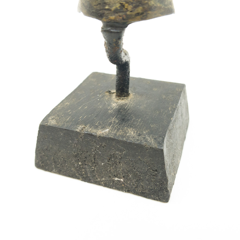 Bronze Buddha Head on Stand Figurine / Sculpture #59560 Bronze Buddha Head on Stand Figurine / Sculpture #59560 - Image 12