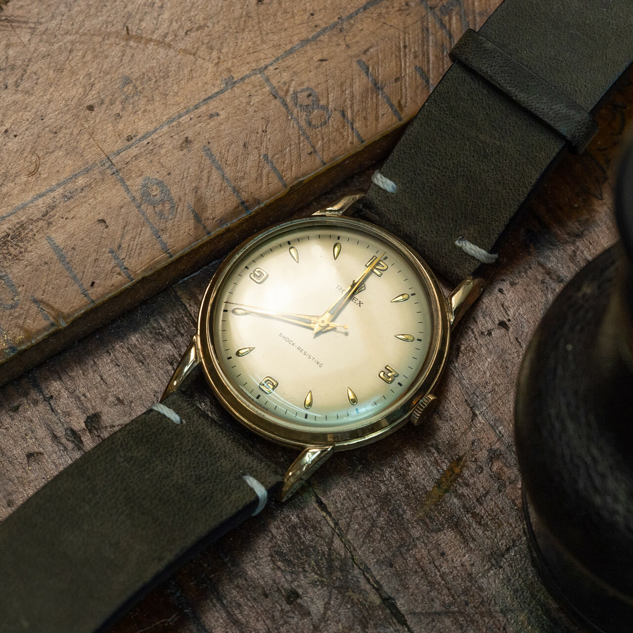 Rolex 10ct Gold Vintage Manual Dress Watch C/1954 52065 Monty's