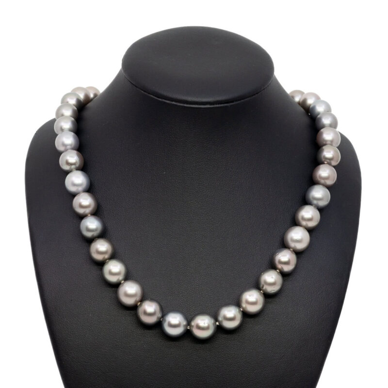 South Sea Tahitian Pearl Strand Necklace Val $8000 42.5cm #34134