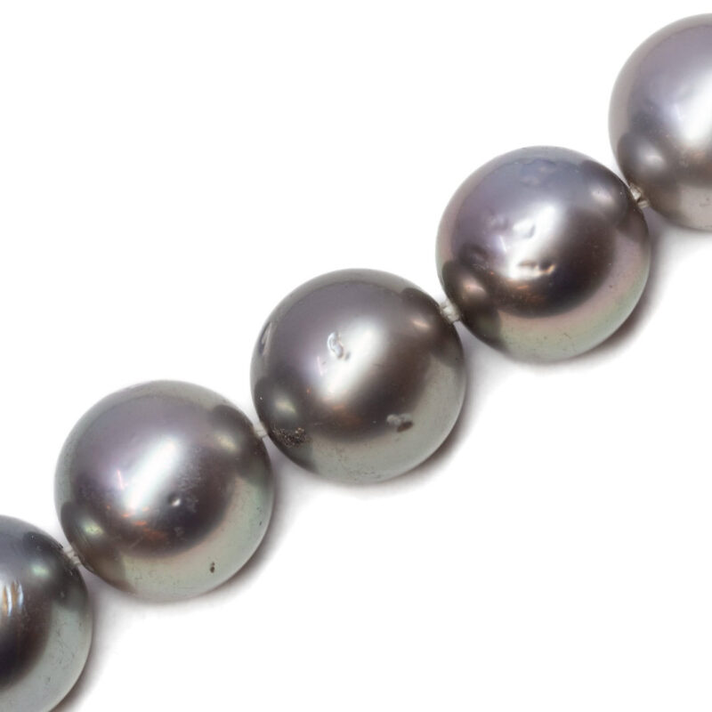 South Sea Tahitian Pearl Strand Necklace Val $8000 42.5cm #34134