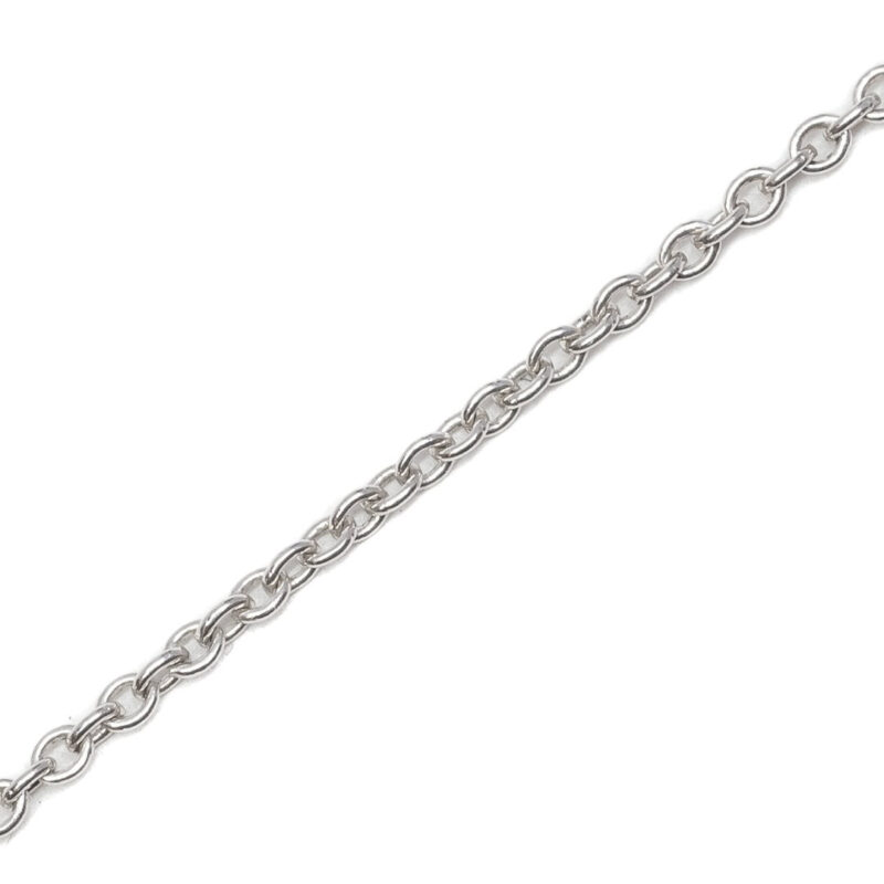 Tiffany & Co Sterling Silver Elsa Peretti 0.15ct Diamond Necklace 40cm #48368