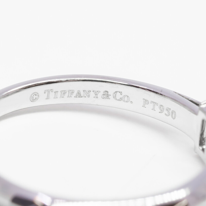 Tiffany & Co. 0.46ct E/VVS2 Platinum Solitaire Diamond Ring + Cert & Box #53750