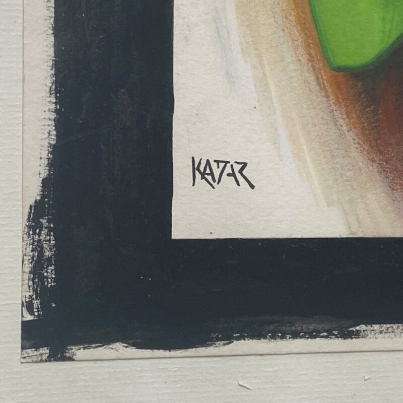 Frank Kadar Painting Framed (Rogue & Gambit) X-men #38615