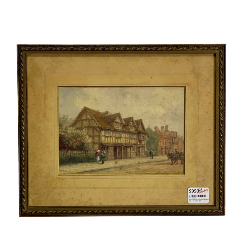 William Wells Quatremain Watercolour Painting - Shakespeare's House #49244