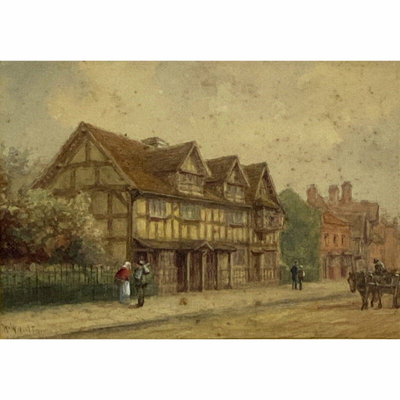 William Wells Quatremain Watercolour Painting - Shakespeare's House #49244