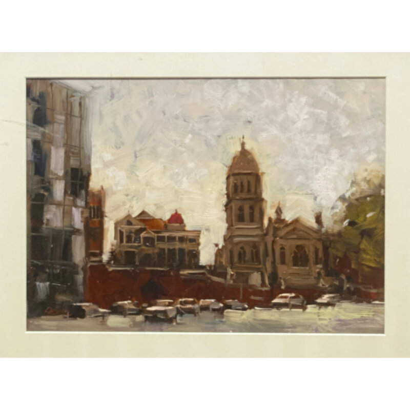 Hermen Pekel (1956 - Present) Oil Painting - City Scene #46631