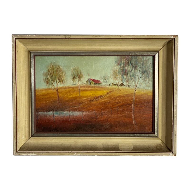 Ewald (Woody) Rishe (1945-2010) Painting - Landscape - Oil on Canvas #52038