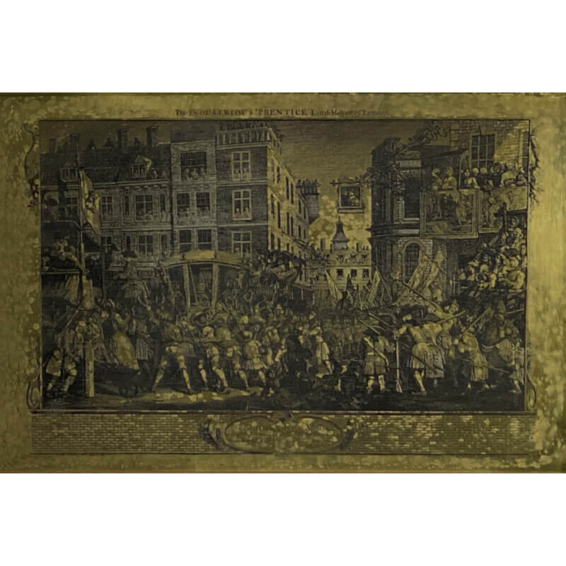 The Industrious Prentice Lord Mayor of London - Etching on Brass #52044