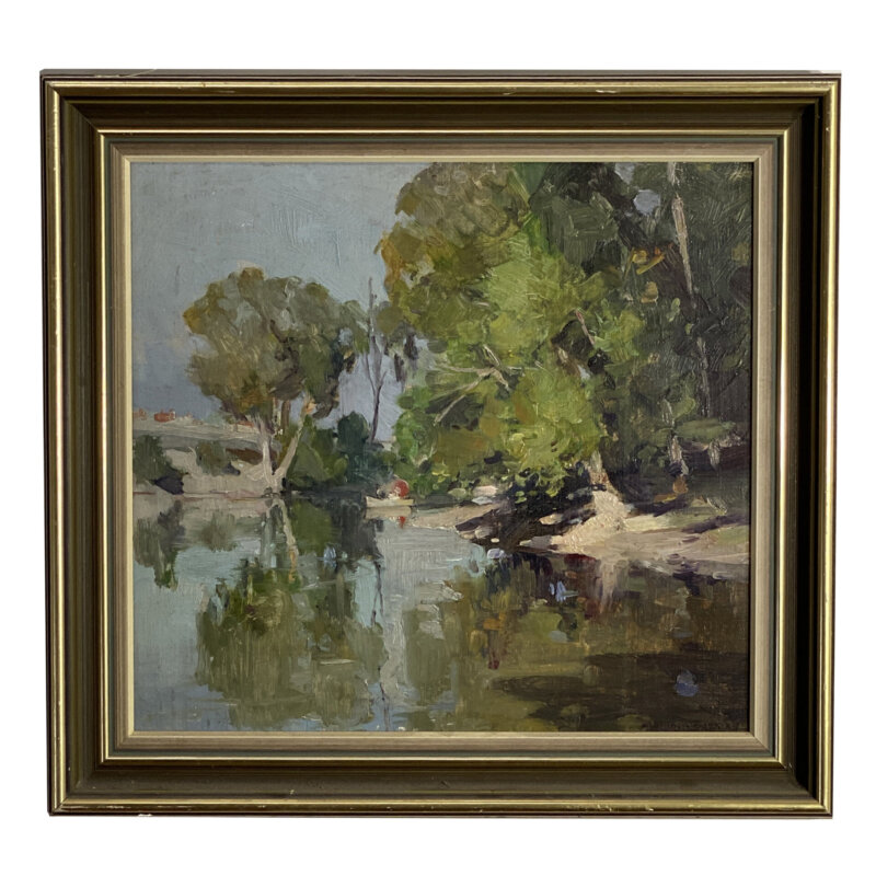 Alfred George Coleman (1890-1952) Painting - Lake - Oil on Board #52048
