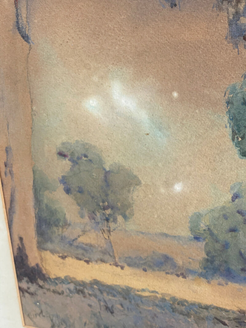 Alexander C McClintock (1869-1922) Watercolour Outback Painting #49242