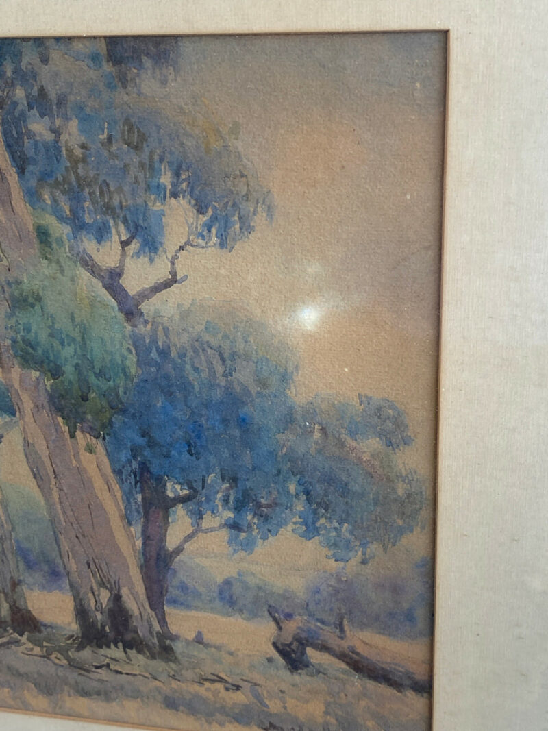 Alexander C McClintock (1869-1922) Watercolour Outback Painting #49242