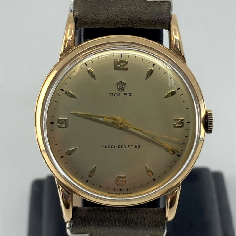 ROLEX 10CT GOLD VINTAGE MANUAL DRESS WATCH - C/1954 #52065