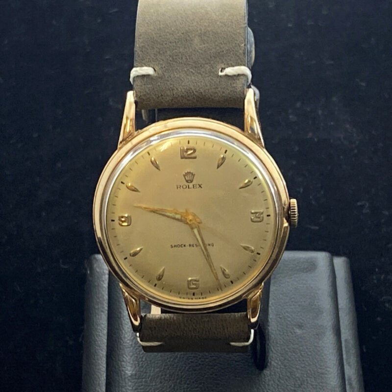 ROLEX 10CT GOLD VINTAGE MANUAL DRESS WATCH - C/1954 #52065