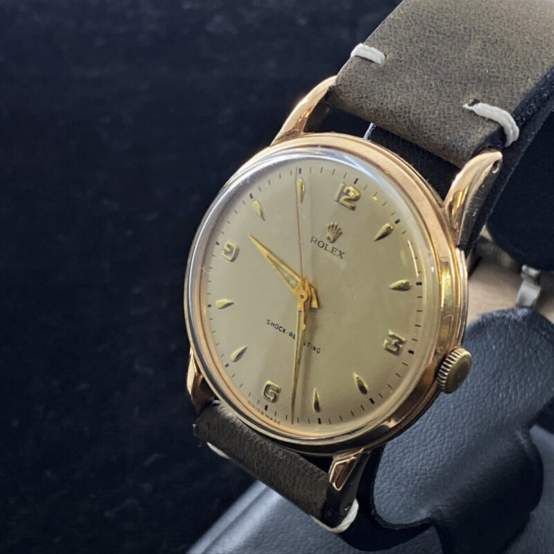 ROLEX 10CT GOLD VINTAGE MANUAL DRESS WATCH - C/1954 #52065