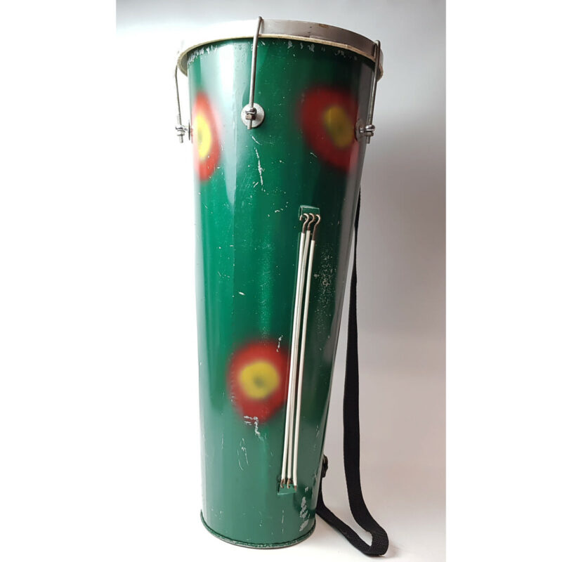 METAL BONGO DRUM - GREEN #43871