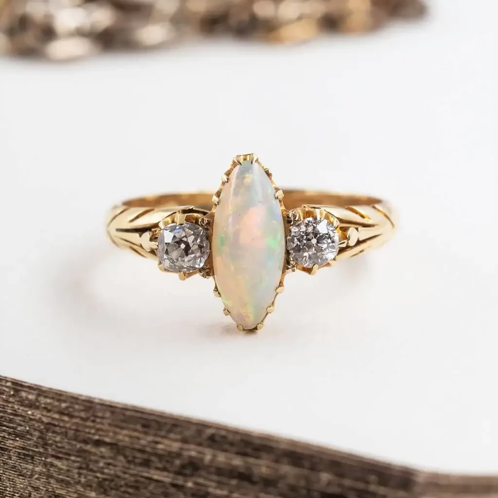 Opal Birthstone ring