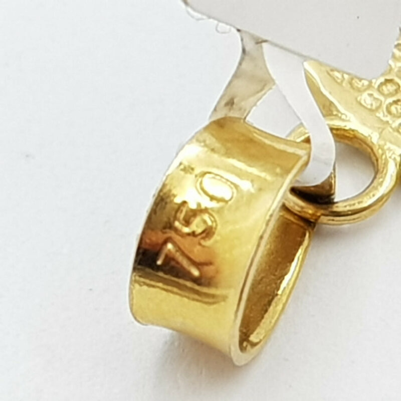 18ct Yellow Gold Letter S Pendant 750 #56809