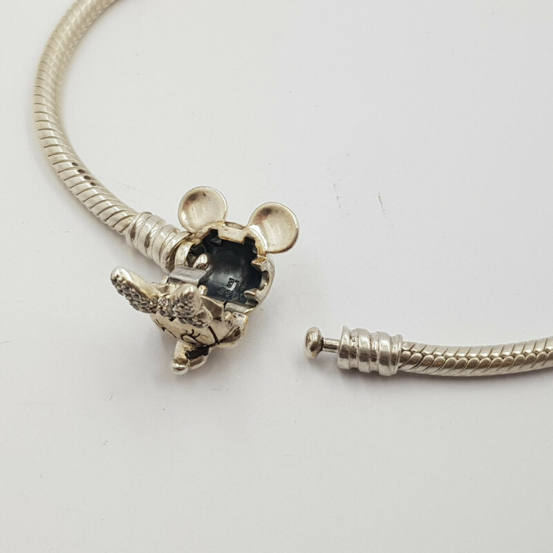 Sterling Silver Pandora Disney Minnie & Mickey Mouse Bracelet #56864