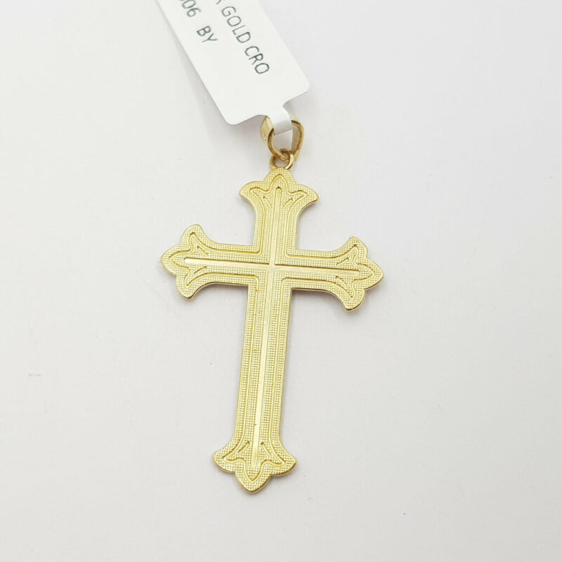 10ct 2-Tone Gold Orthodox Cross #57993