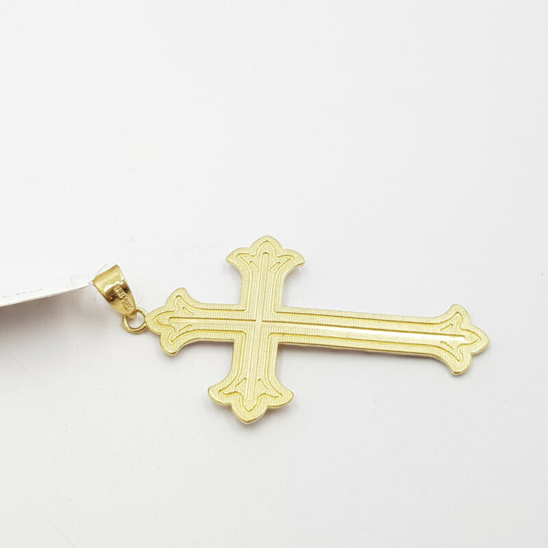 10ct 2-Tone Gold Orthodox Cross #57993