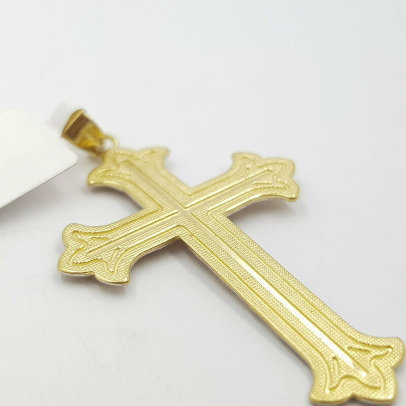 10ct 2-Tone Gold Orthodox Cross #57993