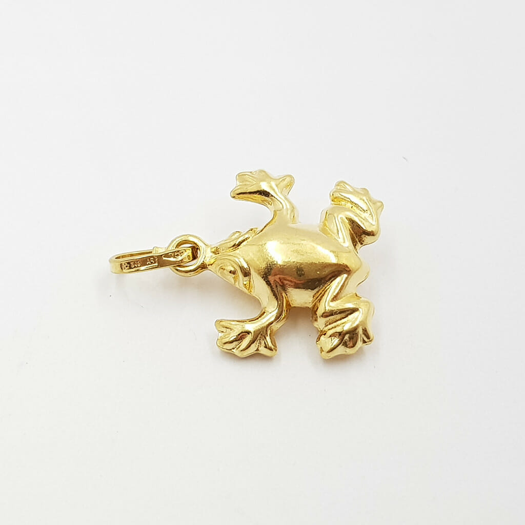 18ct Gold Frog Charm/Pendant #58219 18ct Gold Frog Charm/Pendant #58219 - Image 3