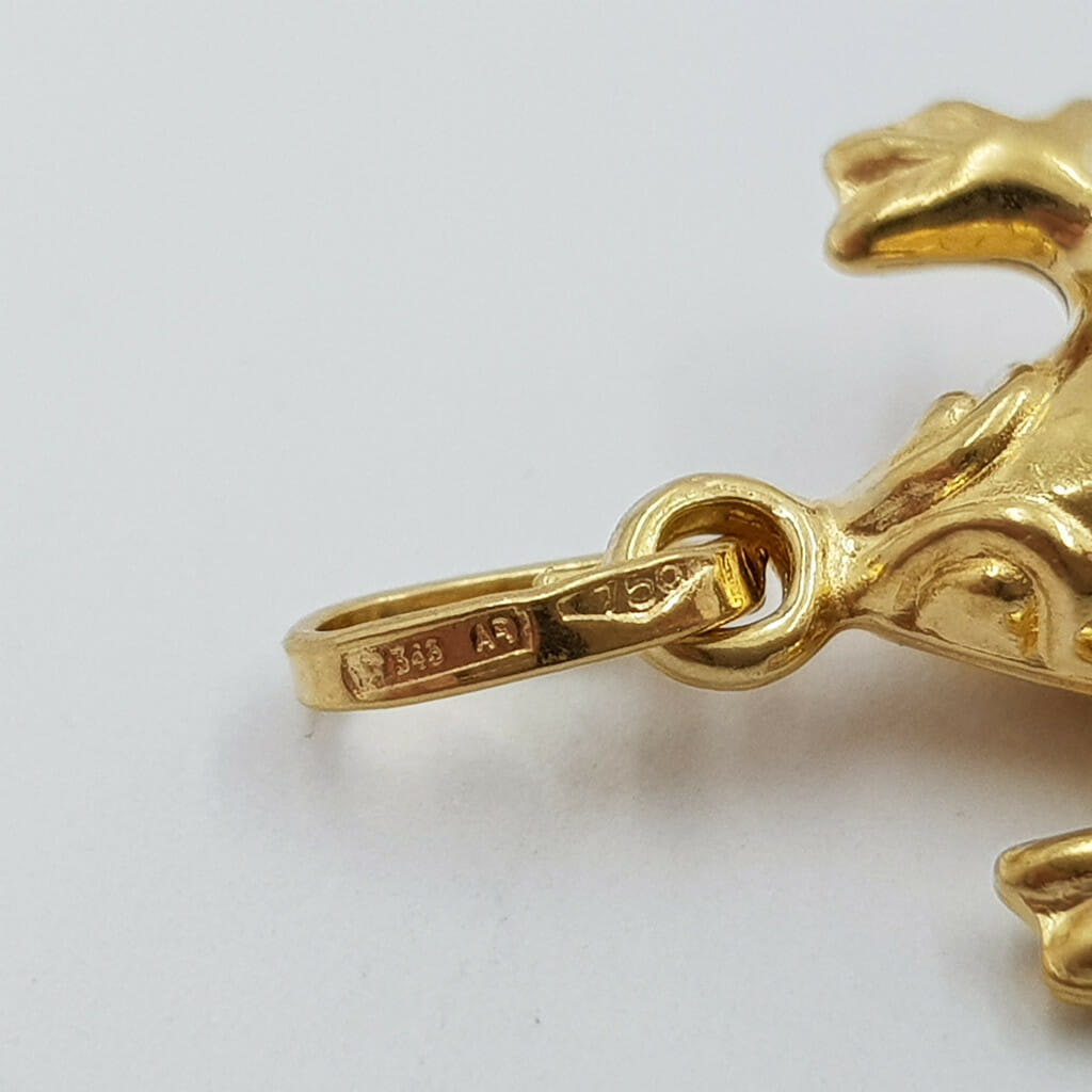 18ct Gold Frog Charm/Pendant #58219 18ct Gold Frog Charm/Pendant #58219 - Image 8