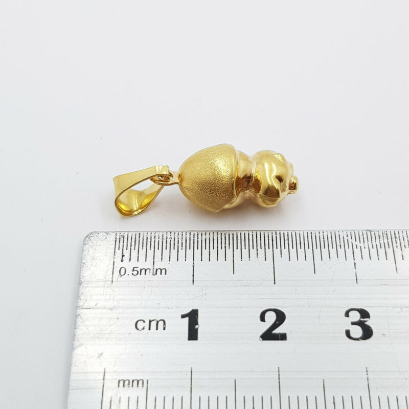 18ct Gold Chick with Egg On Head Pendant/Charm #58215