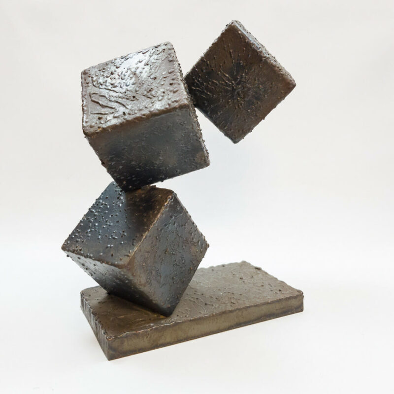 Brutalist Steel Art Sculpture #47456